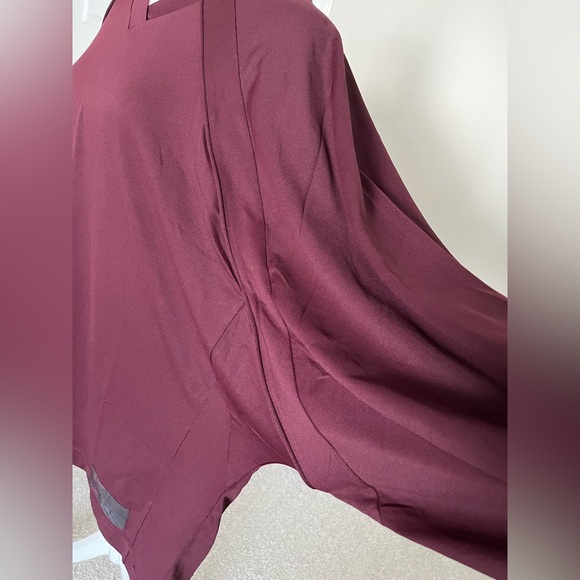 NWT Nike x Skims Airy VNeck Oversized Long Sleeve Top Size Large in Current - Picture 5 of 12